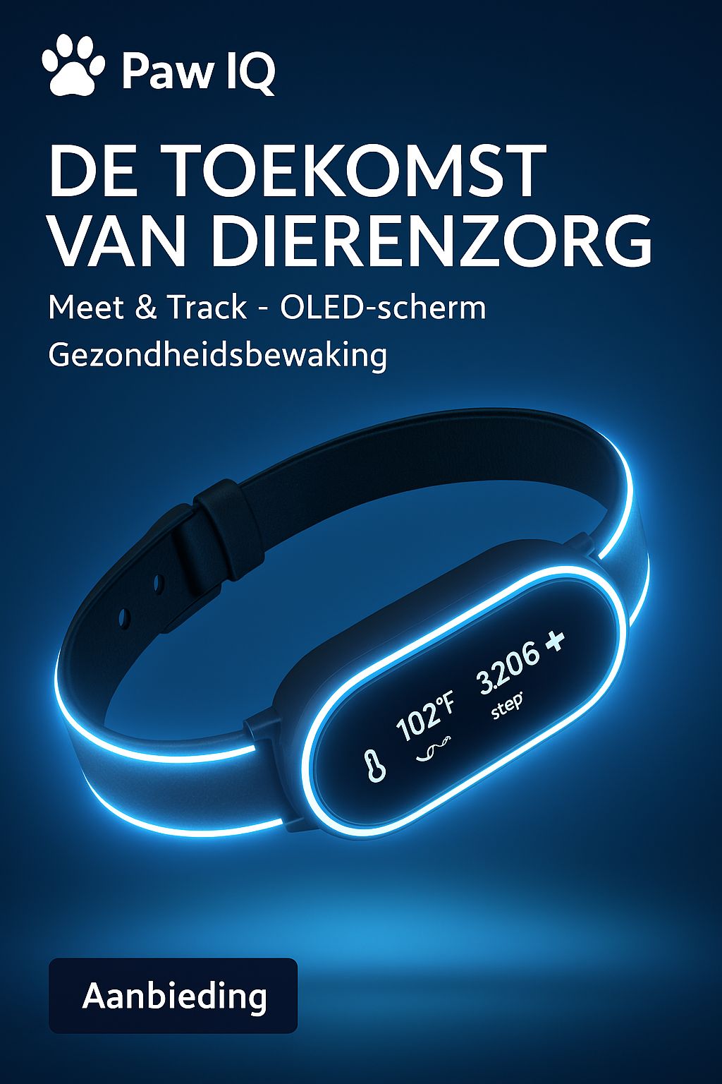 Paw IQ Collar - Slimme halsband (Pre-order)